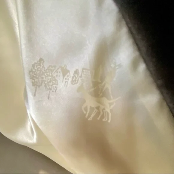 VINTAGE Borgana — Gorgeous Cream and Black Faux Fur Women's Coat— SPECTACULAR ! - Picture 7 of 14